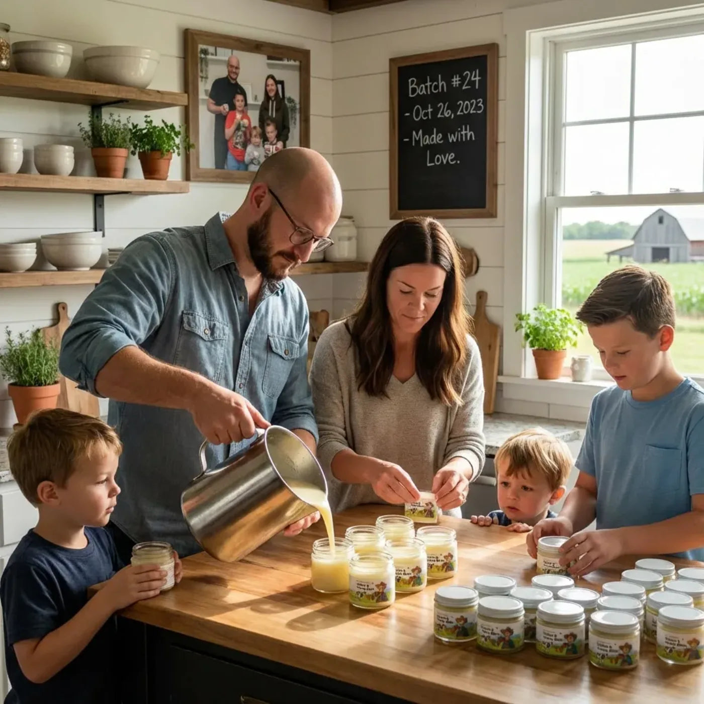 The True Ranch family handcrafting a small batch